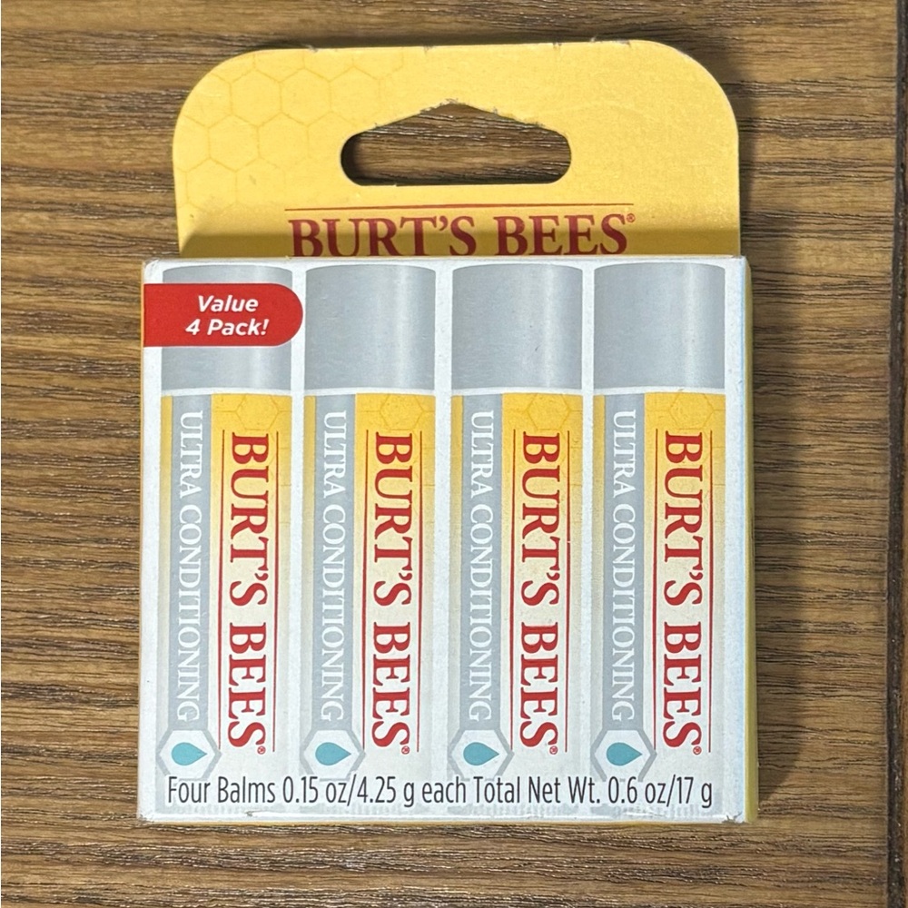 NEW Burt's Bees Ultra Conditioning Lip Balm Sealed
